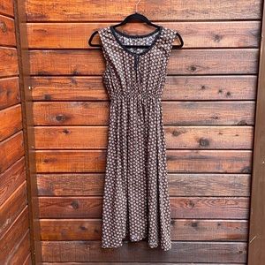 Handmade Vintage Style Floral Cottagecore Midi Dress